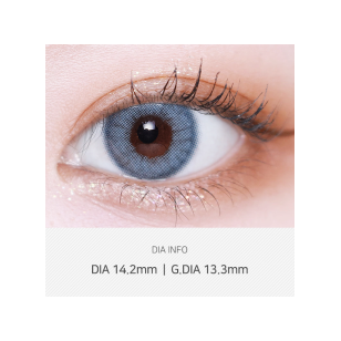 LensVery 1month – Silhouette2 Blue Gray藍莓梳打 月拋 2片裝